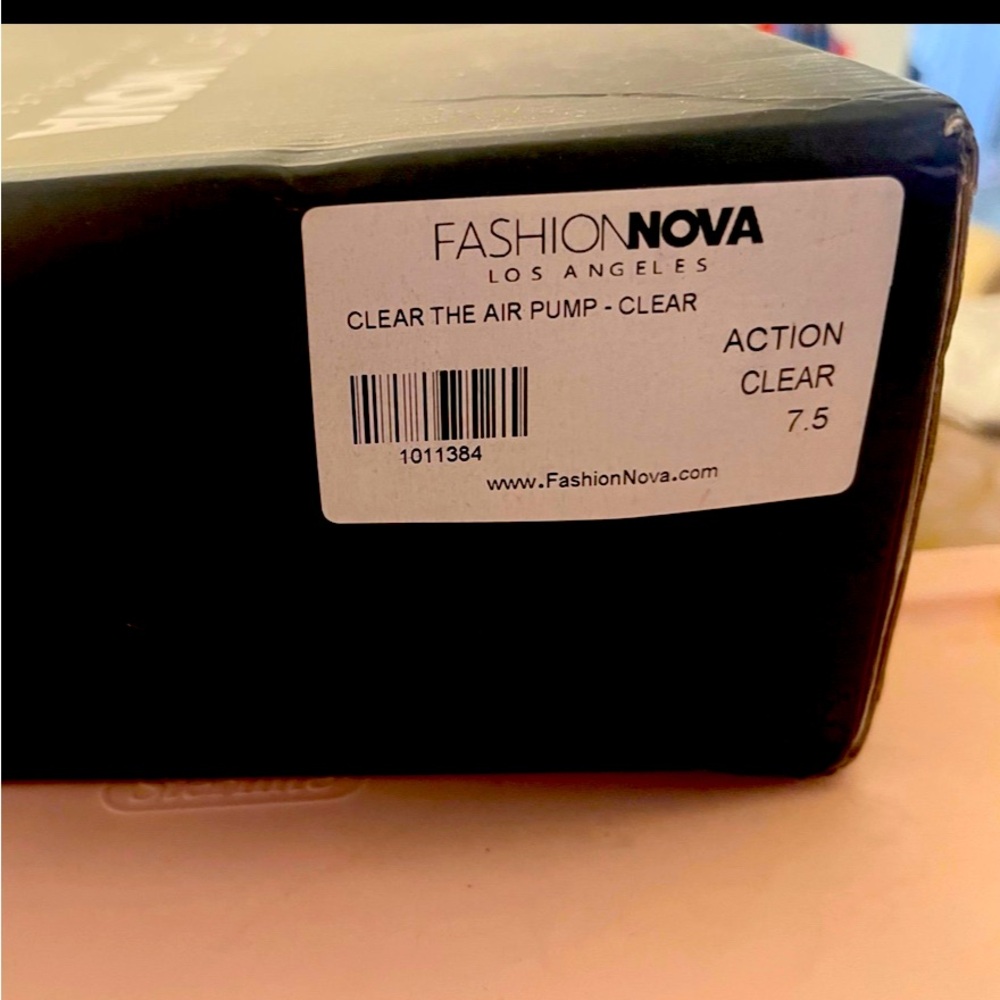 Fashionova clear heels